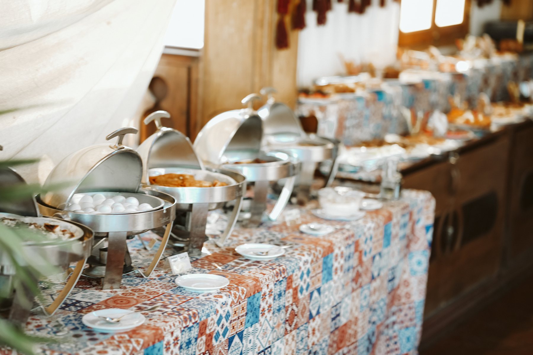 Breakfast served at Nefertiti Hotel