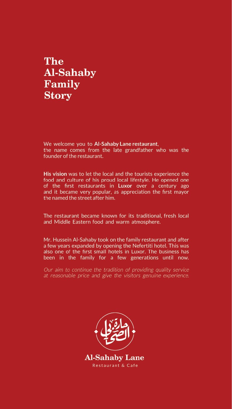 The Al-Sahaby family story: welcoming guests to our family restaurant since 1930.